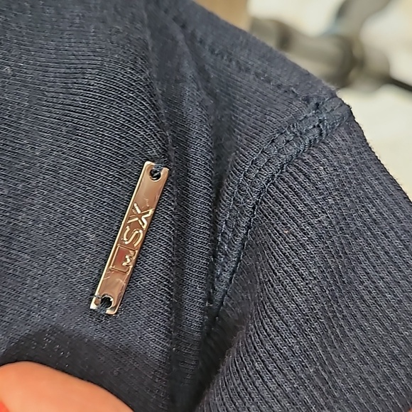 MSX Michael Strahan for NFL Official womens Texas Ls navy tunic shirt - Picture 3 of 4